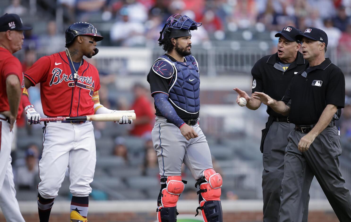 Marlins' Don Mattingly: Umps were 'bullied' into ejecting Pablo Lopez for  hitting Ronald Acuna Jr.