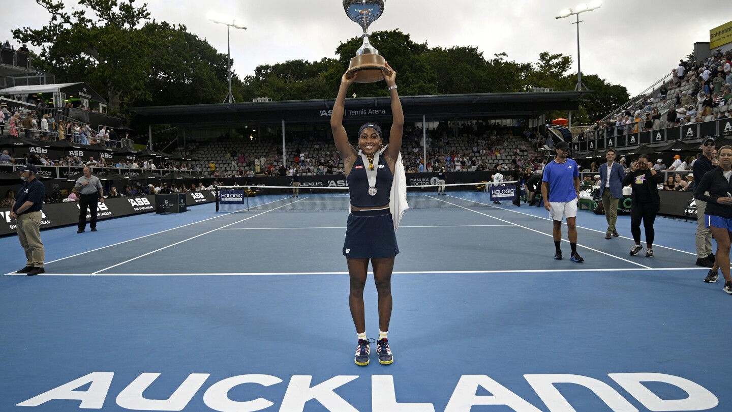 Coco Gauff heads to Australian Open with confidence high after Auckland