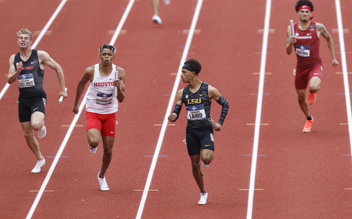 LSU wins men's NCAA track and field championships team title AP News