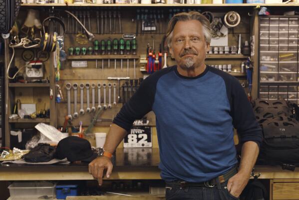 This image released by Apple TV+ shows Charley Boorman in a scene from "Long Way Home." (Max Cruz/Apple TV+ via AP)