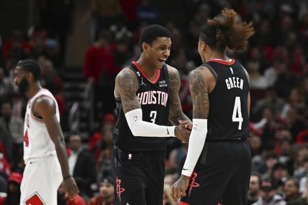 Green has 31, Rockets beat Spurs again with 142-110 rout