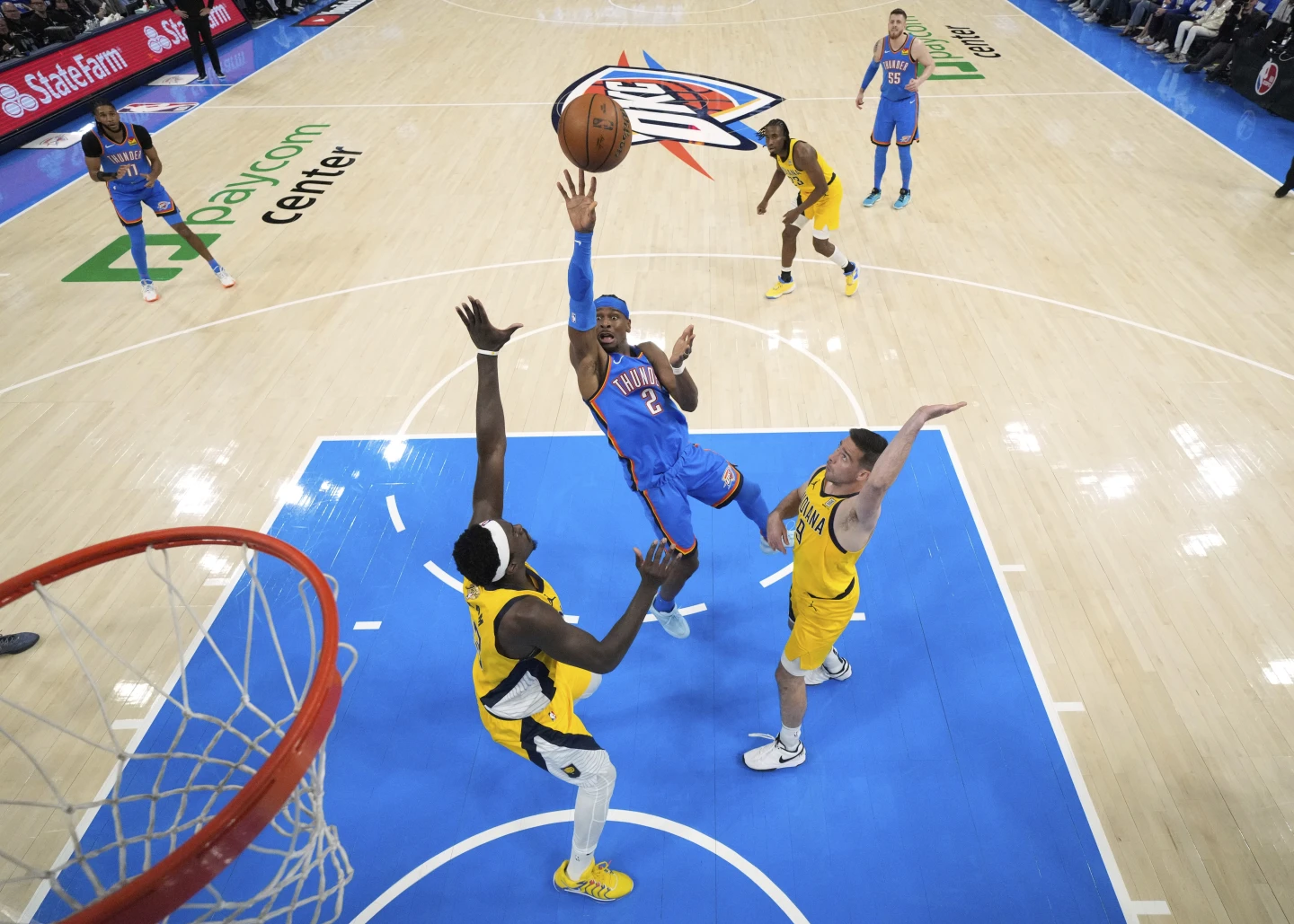 Tyrese Haliburton reacciona en las Finales NBA 2025