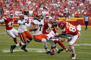 Oh, snap: Browns punter Gillan 'devastated' by fumble in KC