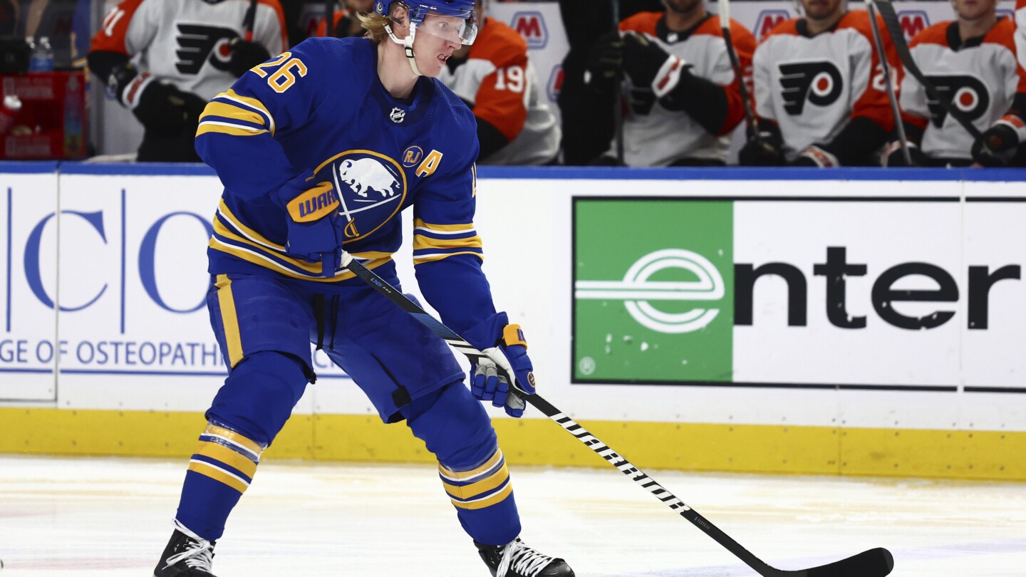Rasmus Dahlin Named Sabres Team Captain