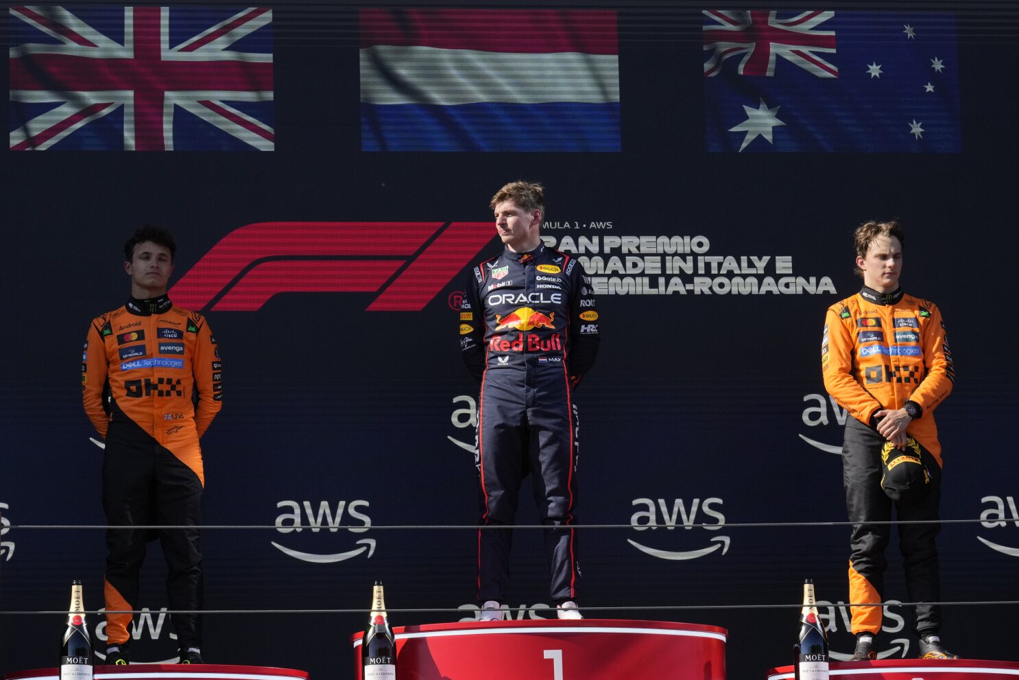 Max Verstappen gana el Gran Premio de Emilia-Romaña de F1 y pone fin a la racha de Piastri