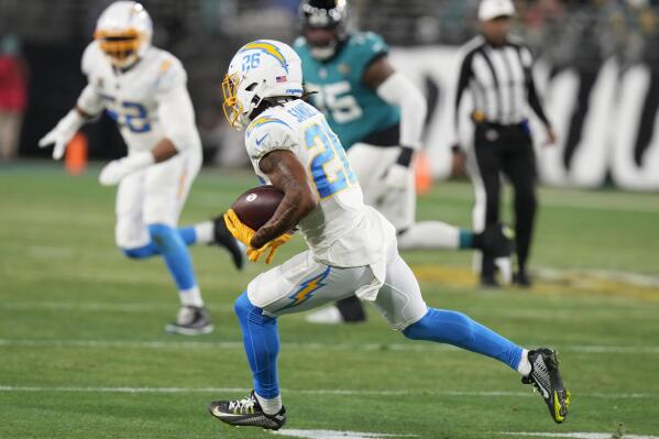 Chargers' Samuel Jr. had a record-setting first half vs. Jaguars