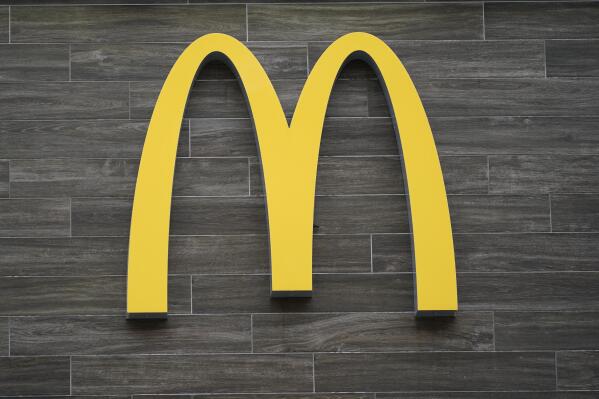 A McDonald's restaurant in Havertown, Pa., Tuesday, April 26, 2022. McDonald's reports earnings on Tuesday, April 25, 2023.(AP Photo/Matt Rourke)