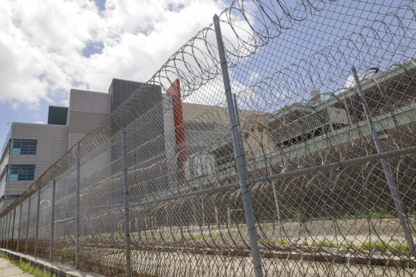 The Orleans Parish jail is pictured in New Orleans on Friday, May 16, 2025.(Brett Duke /The Advocate via AP)