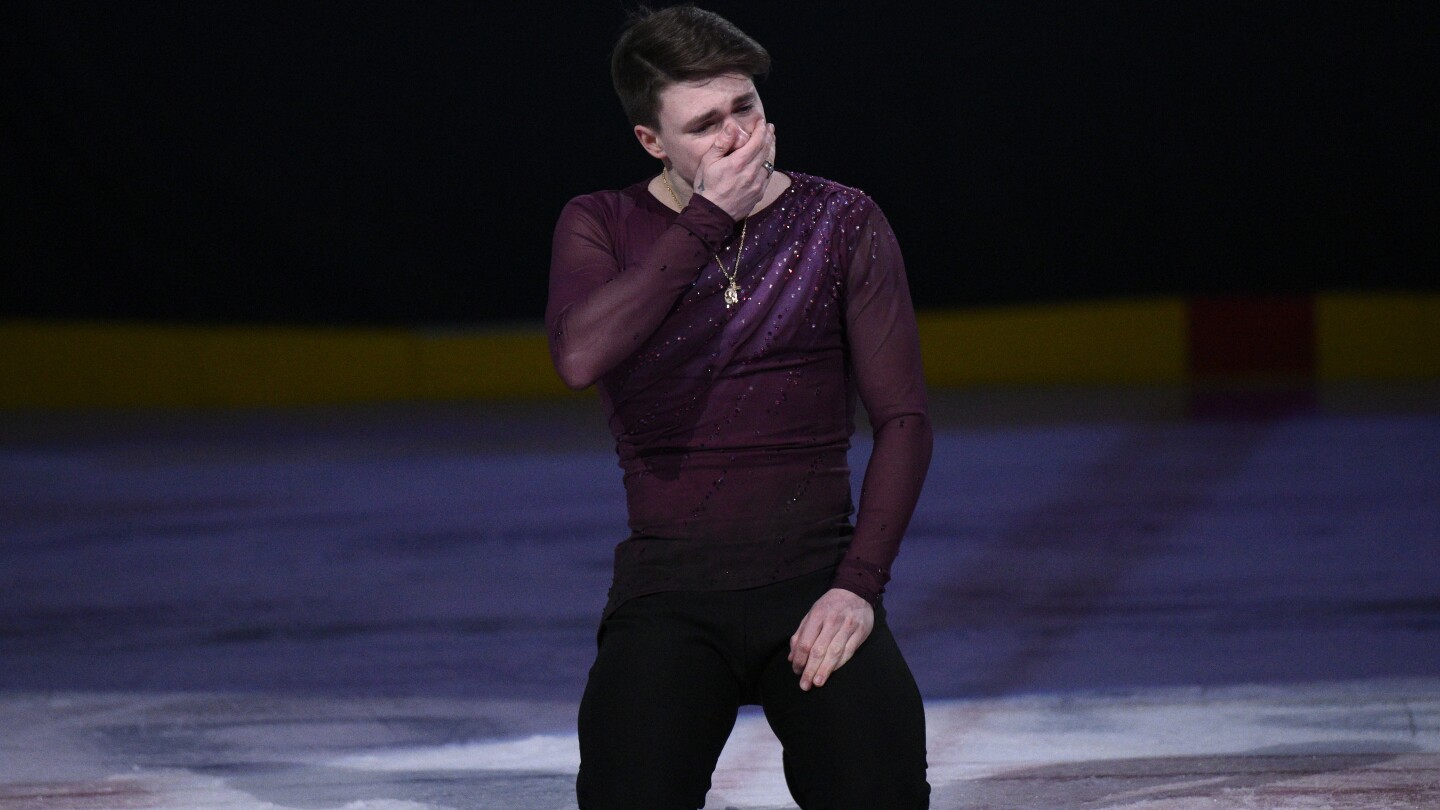 Tears flow at a poignant figure skating event in Washington benefiting victims of the DC plane crash