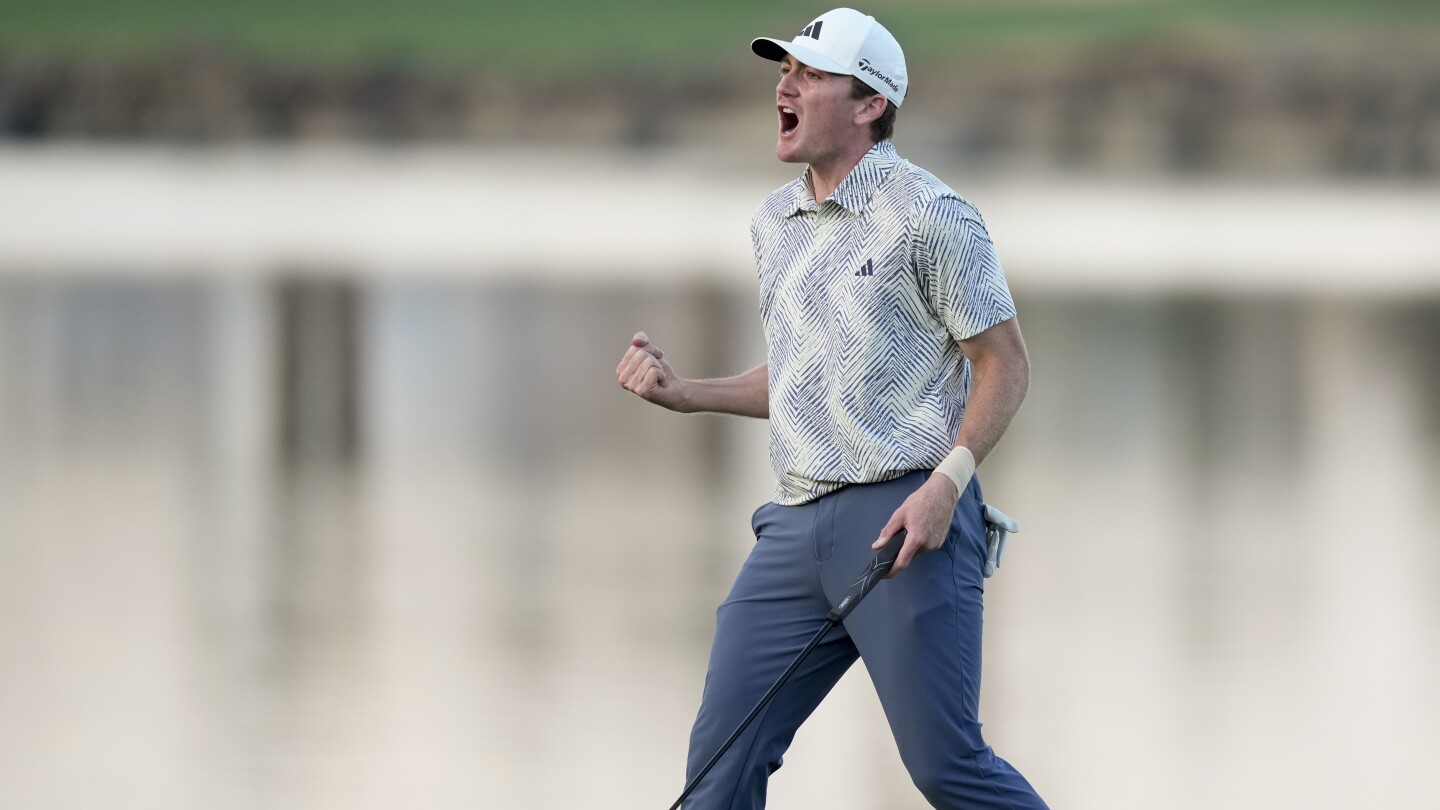 Amateur Nick Dunlap wins on PGA Tour at The American Express