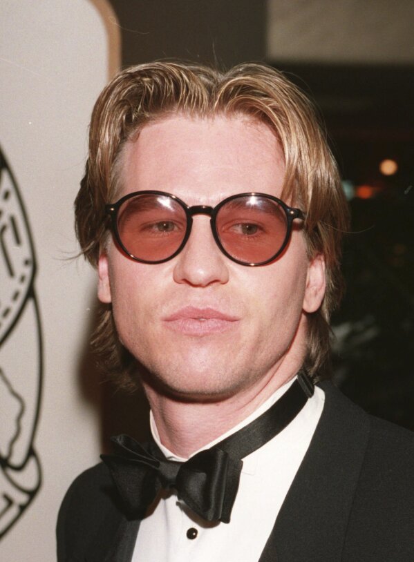 Val Kilmer poses in Los Angeles, 1994. (AP Photo, File)