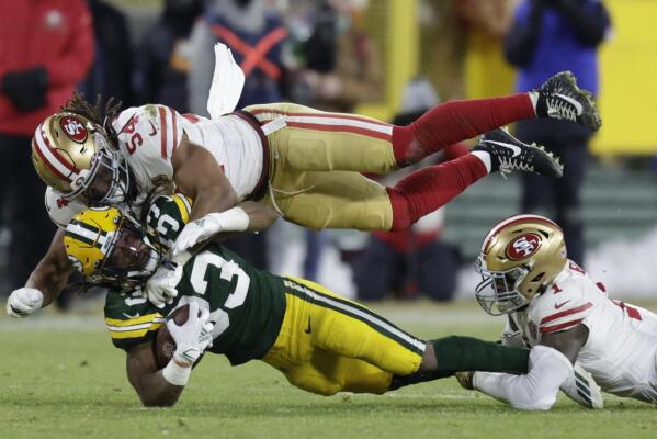 Gould's FG on final play gives 49ers 13-10 upset of Packers