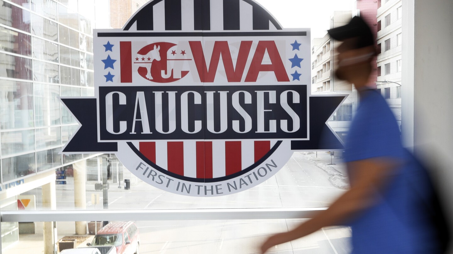 Iowa Democrats announce plan for January caucus with delayed results in attempt to keep leadoff spot