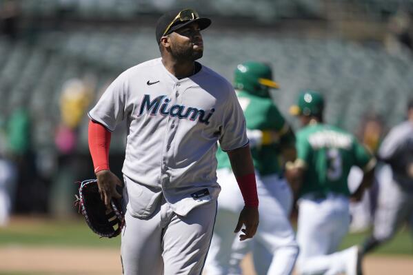 Alcantara smothers Braves with 14 whiffs in Marlins' 4-1 win