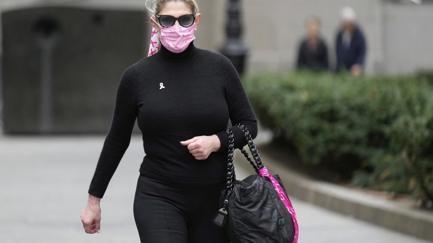NEW YORK AP — Nadine Menendez the wife of former