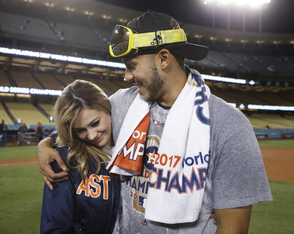 Watch: Houston Astros' Carlos Correa makes post-title proposal