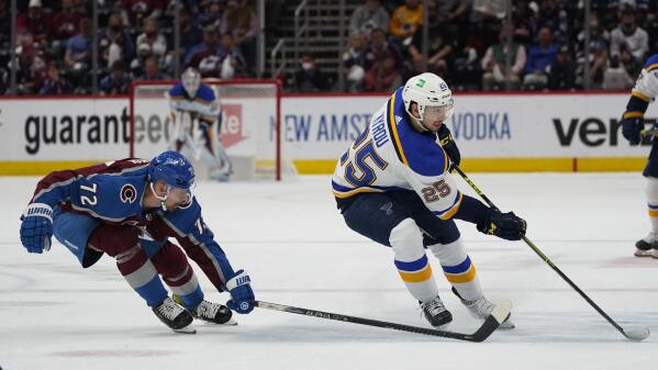 Nathan MacKinnon records hat trick, Colorado Avalanche beat St. Louis Blues  in Game 2 