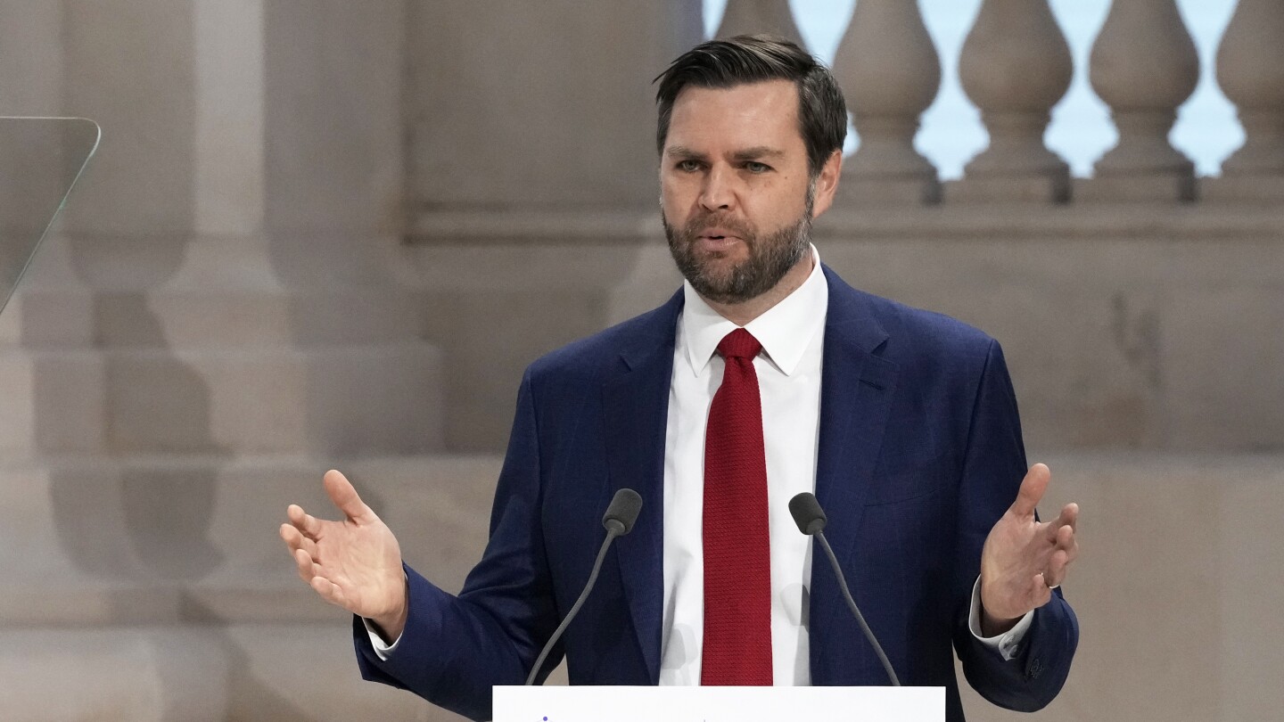 JD Vance rails against ‘excessive regulation’ of AI at Paris summit in rebuke to European efforts