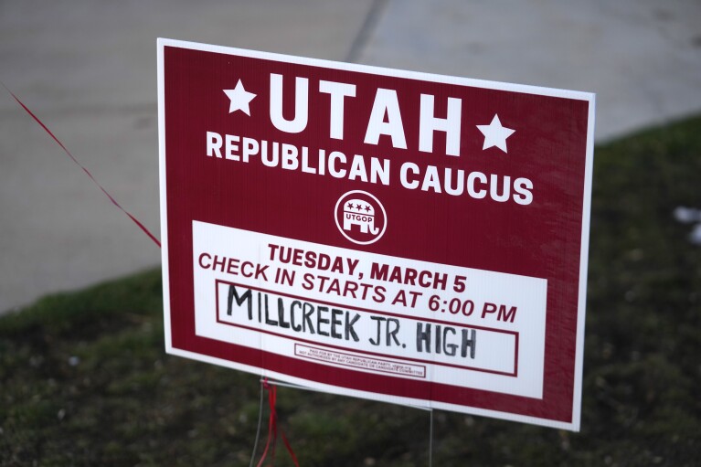 Caucus chaos makes Utah last state to report Super Tuesday results AP