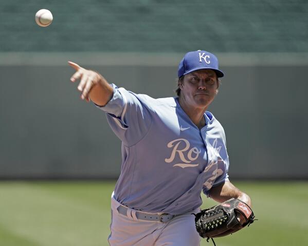 Greinke gets his first career strikeout 