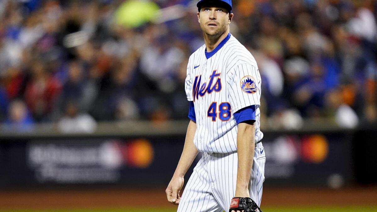 The Sporting News - Safe to say Jacob deGrom is not happy with the Mets'  recent performances.