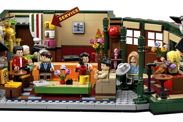 The photo provided by LEGO shows the LEGO Ideas “Friends” brick set pictured marks the 25th anniversary of the iconic sitcom. Warner Bros. has partnered with LEGO and a range of other brands to pro...