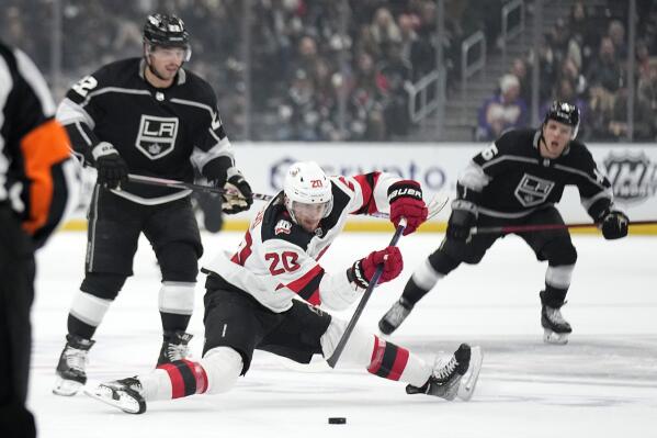 Devils continue historic road success with 5-2 win at Kings - The San Diego  Union-Tribune