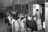  In this March 24, 1942 file photo Japanese citizens wait in line for their assigned homes at an alien reception center in Manzanar, Calif.  Many were forced from their homes in Los Angeles by the U.S. Army. (AP Photo, file)