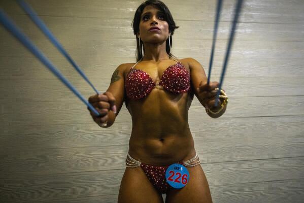 AP PHOTOS: Northeast India holds female bodybuilders contest