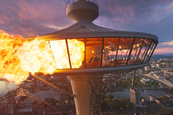 This image released by Warner Bros. Pictures shows a scene from "Final Destination Bloodlines." (Warner Bros. Pictures via AP)