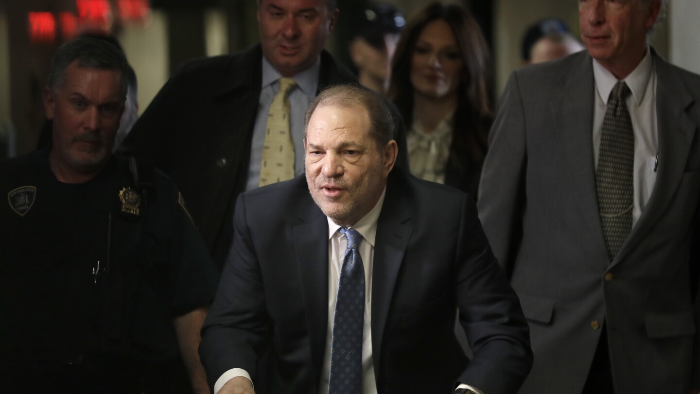 New York’s top court appears torn on tossing Harvey Weinstein’s 2020 rape conviction