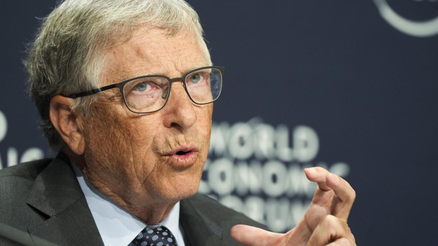 Bill Gates gives $20 billion to stem 'significant suffering' | AP News