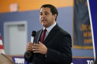 FILE - Wisconsin Democratic Attorney General Josh Kaul speaks at a campaign stop on Oct. 27, 2022, in Milwaukee. Kaul said Monday, Nov. 21, that he wants his lawsuit challenging the state's 173-year-old abortion ban to move quickly through the courts, but it could be months before anything happens after defense attorneys signaled they would try to dismiss it next year. (AP Photo/Morry Gash, File)