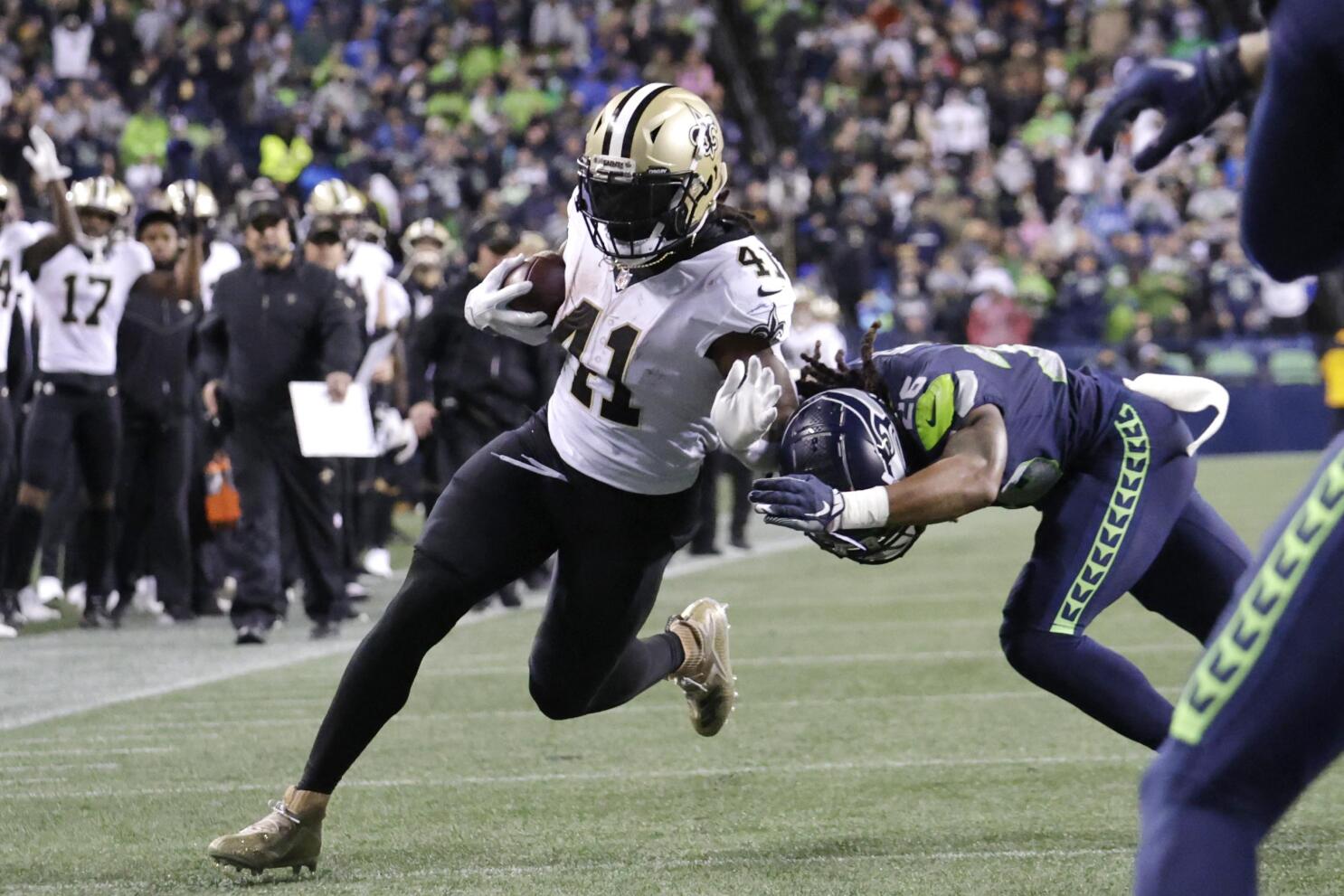 New Orleans Saints defense delivers in 13-10 win over Seattle Seahawks on  'Monday Night Football'