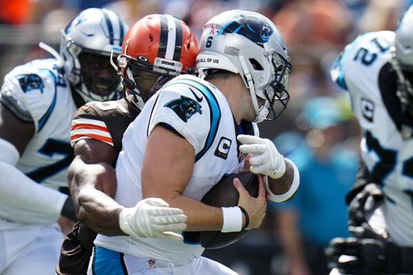 Baker Mayfield throws 5 touchdown passes in second practice with Carolina  Panthers 