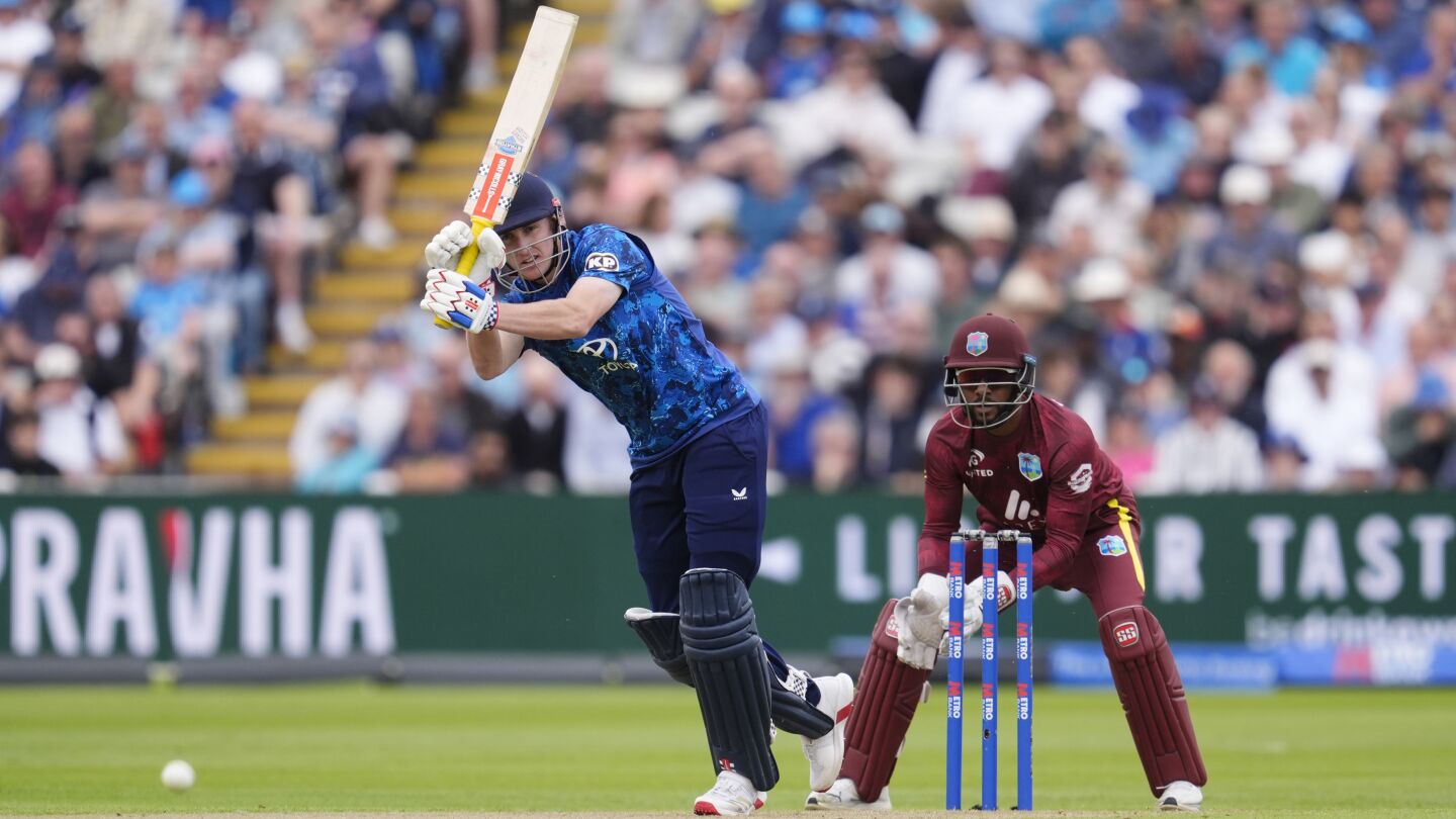 Brook's England ODI reign begins with crushing win over West Indies by 238 runs