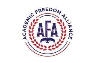 This image shows the logo for the newly formed Academic Freedom Alliance.  Launched Monday, the alliance arose out of discussions among some Princeton University faculty members over how to counter what they see as growing intolerance of differing viewpoints. (AFA via AP)