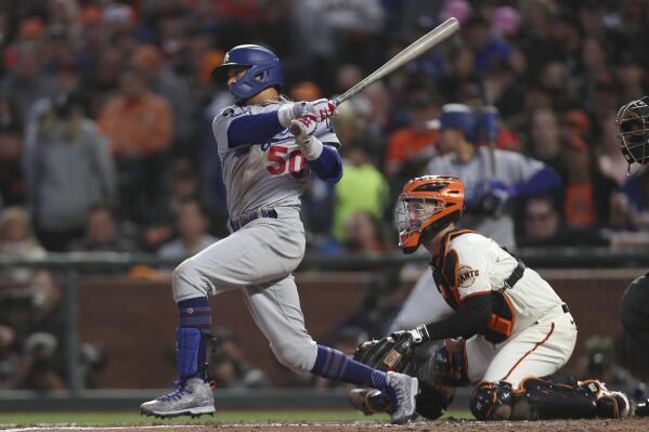 Buster Posey hit his first homer in two months and was rewarded