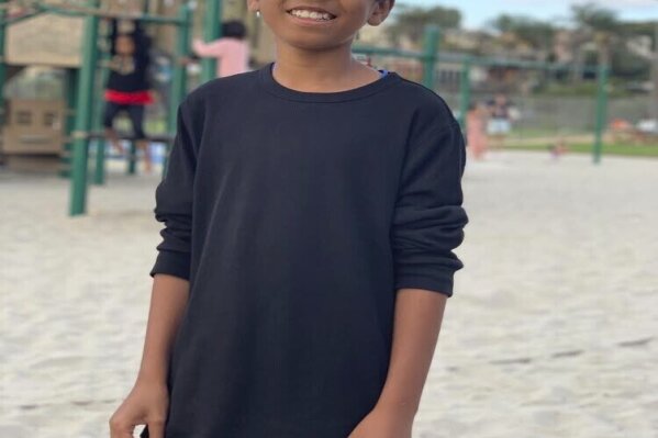 This image released by Christina Burruss shows her son Djoser Burruss, 12, of San Diego. Djoser took the news of Chadwick Boseman's death hard. Djoser, who is African American, posted a tribute to Boseman on Instagram: “R.I.P. Chadwick Boseman, the one and only Black Panther. We mourn your passing but you will forever live in our hearts. Thank you for showing us what KINGs do.” (Christina Burruss via AP)
