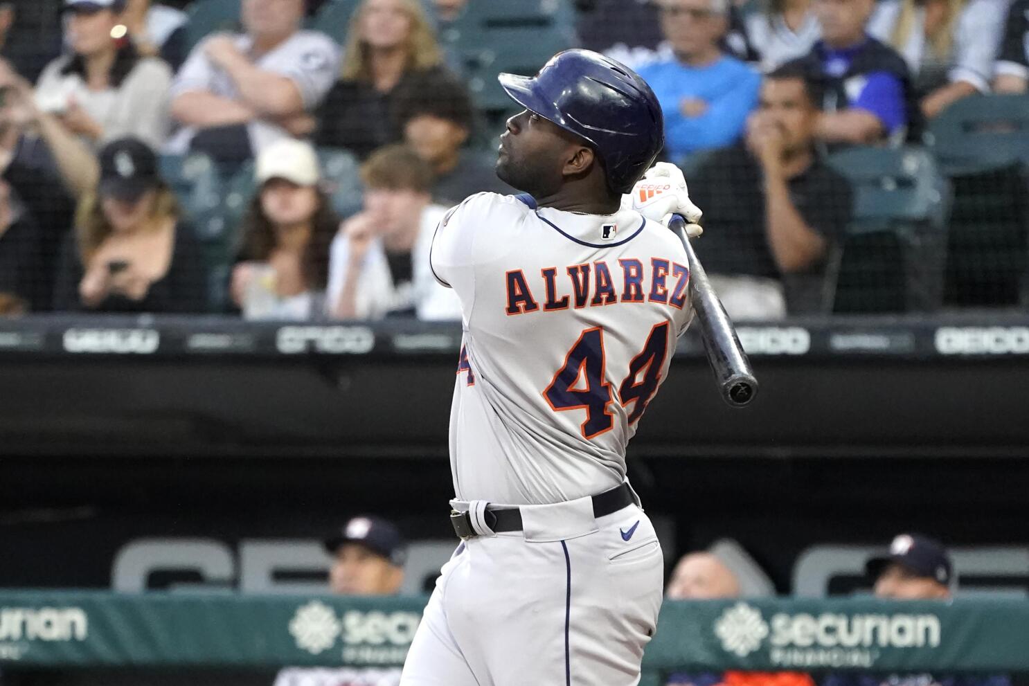 Astros' Yordan Alvarez released from hospital after leaving game with  shortness of breath 