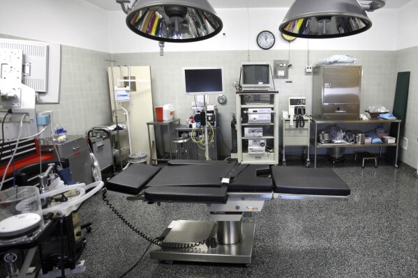 FILE - An operating room is seen in Calif., July 27, 2010. Hospitals must obtain written informed consent from patients before subjecting them to pelvic exams and exams of other sensitive areas — especially if an exam will be done while the patient is unconscious, the federal government said Monday, April 1, 2024. (AP Photo/Rich Pedroncelli, File)