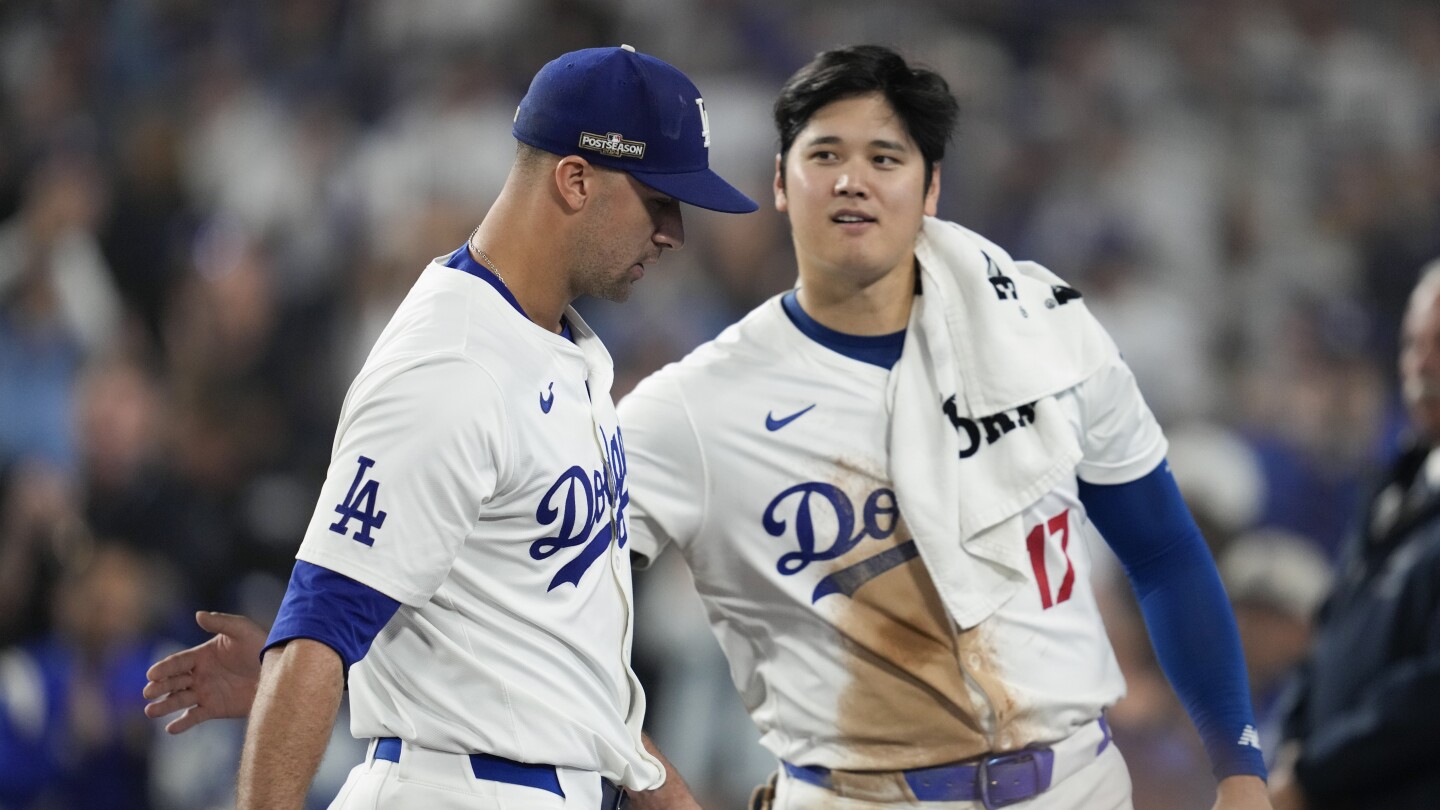 The Dodgers reach the postseason mark of 33 straight scoreless innings and lead the Mets 9-0 in the NLCS opener