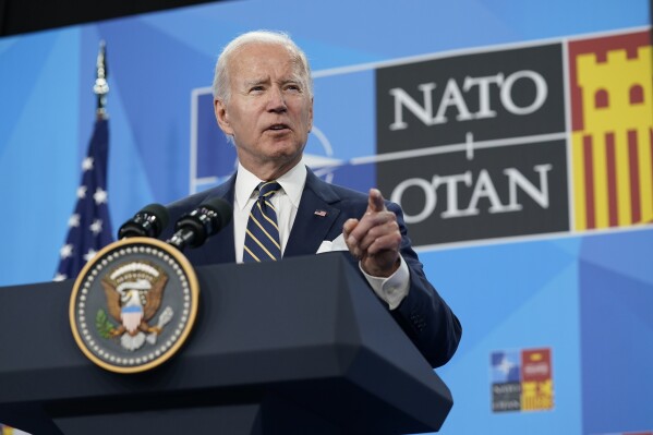 Biden says war with Russia must end before NATO can consider