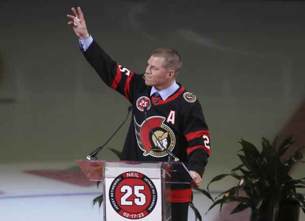 Ottawa Senators: Senators retiring Chris Neil's number 25 jersey
