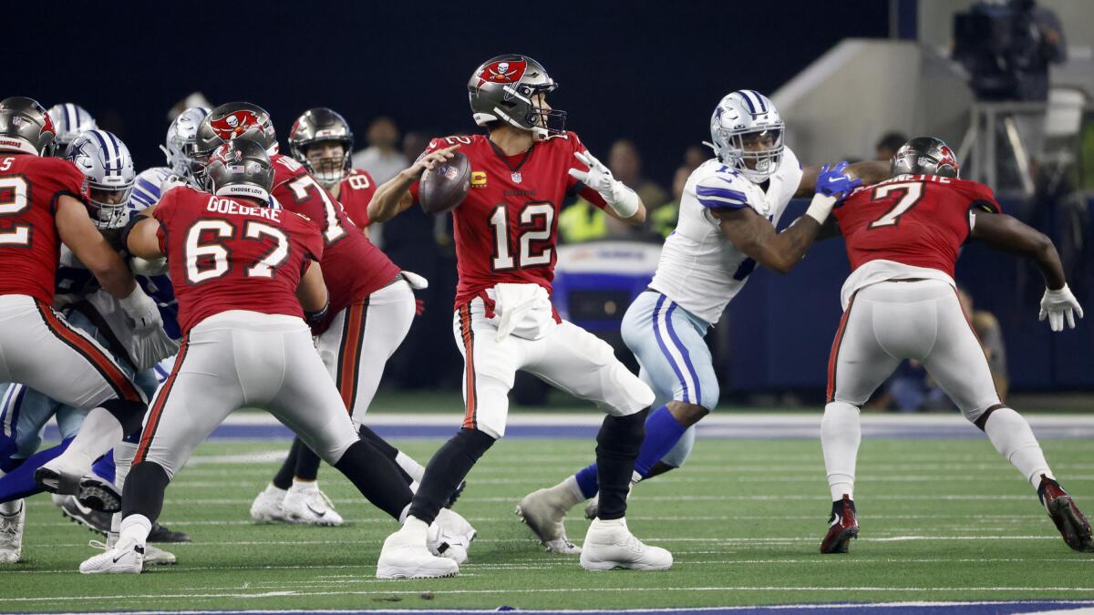 WATCH: Bucs S Antoine Winfield Jr. picks off Cowboys QB Dak Prescott