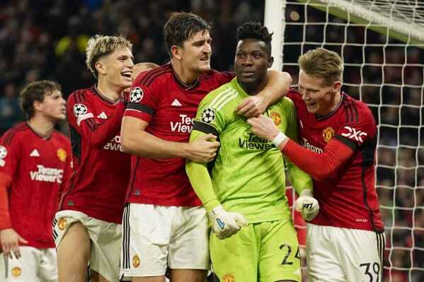 Onana and Maguire rescue Manchester United with win against Copenhagen, Champions League