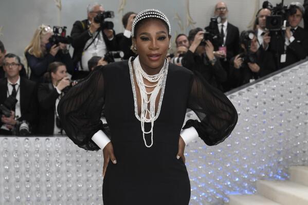 Serena Williams attends The Metropolitan Museum of Art's Costume Institute benefit gala celebrating the opening of the "Karl Lagerfeld: A Line of Beauty" exhibition on Monday, May 1, 2023, in New York. (Photo by Evan Agostini/Invision/AP)