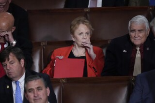 Rep. Kay Granger, R-Texas, Chair of the House Appropriations Committee, looks on as the House votes for a new speaker, at the Capitol in Washington, Tuesday, Oct. 17, 2023. (AP Photo/J. Scott Applewhite)