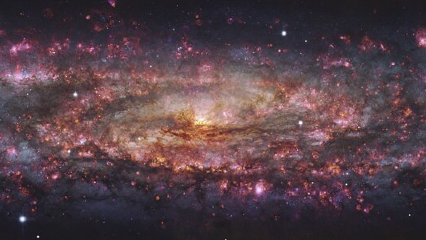 Astronomers create a stunning, elaborate map of close by galaxy in 1000’s of colours
