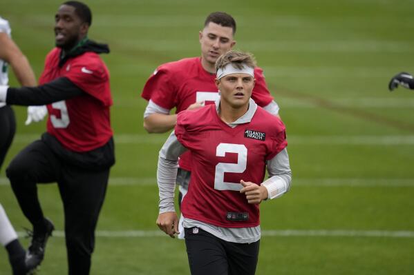 New York Jets defensive tackle Quinnen Williams vs. Atlanta Falcons wide  receiver Calvin Ridley